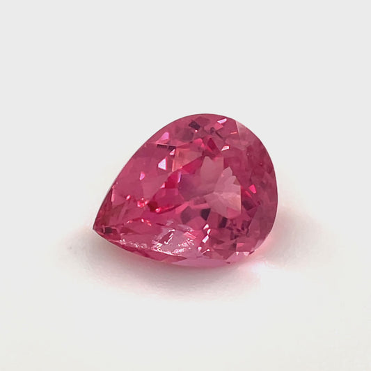 PG-315-58-1 Mahenge Spinel 6 x 7.5 MM Pear 1.28cts