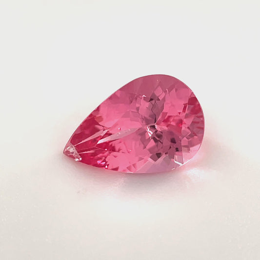 PG-SPBS-68 Mahenge Spinel 6 x 8.8 MM Pear 1.36cts