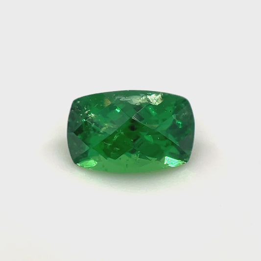 PG-73-124 Tsavorite 5.2 x 8.1 MM Cushion 1.43cts