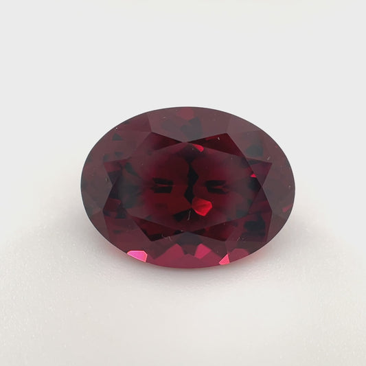 PG-121-285-MM Rhodolite Garnet 9.6 x 12.6 MM Oval 5.84cts