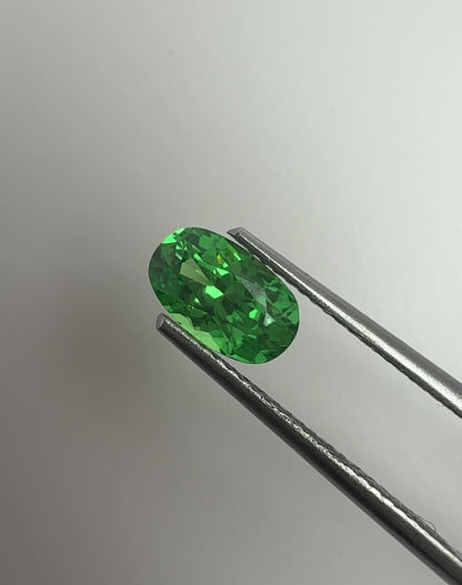 PG-307-66 Tsavorite 4.9 x 8.1 MM Oval 1.26cts
