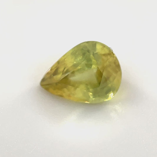 PG-78-132-1 Madagascar Sphene 5.9 x 7.7 MM Pear 1.19cts