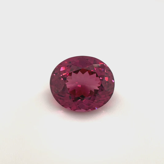 PG-213-66 Rhodolite Garnet 8.5 x 9.8 MM Oval 4.14cts