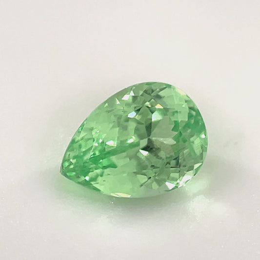 PG-273-1-1 Merelani Mint Garnet 5.4 x 7.2 MM Pear 1.04cts