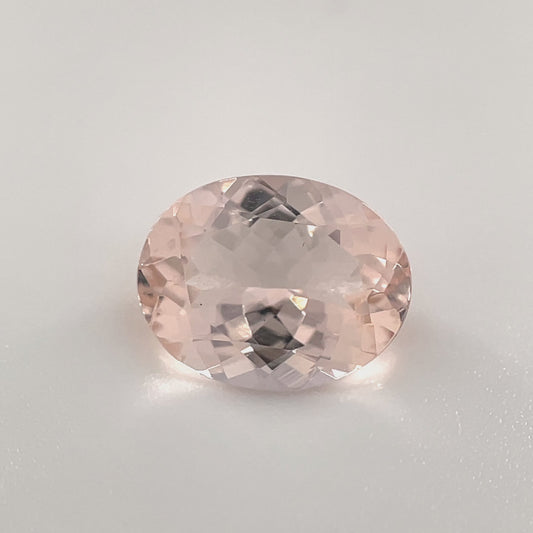 PG-283-65-MN Morganite 7 x 8.9 MM Oval 3.24cts