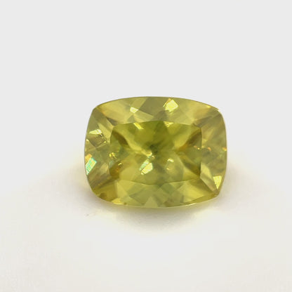 PG-I609-111-WO Zimbabwe Sphene 7.1 x 9.1 MM Cushion 2.52cts