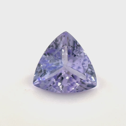 PG-FTZBS-29 Fancy Tanzanite 7.44 MM Trilliant 1.43cts