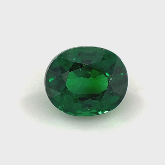PG-21-14X-2 Tsavorite 5.3 x 6.3 MM Oval 1.04cts