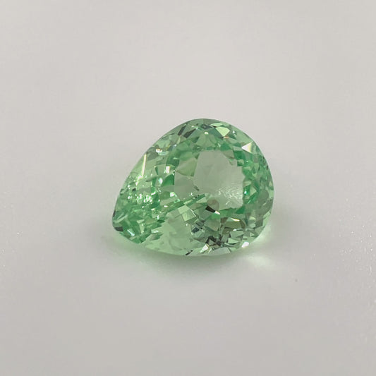 PG-148-75 Merelani Mint Garnet 6.8 x 8.3 MM Pear 1.85cts