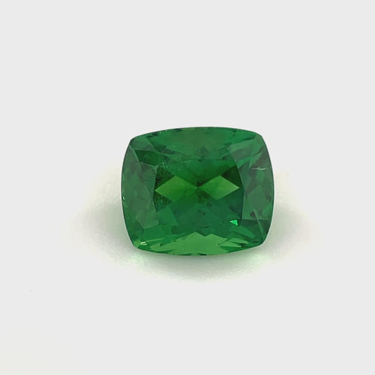PG-313-57 Tsavorite 5.6 x 6.6 MM Cushion 1.44cts