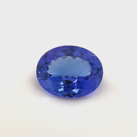 PG-60-13 Tanzanite 7.5 x 9.5 MM Oval 2.27cts