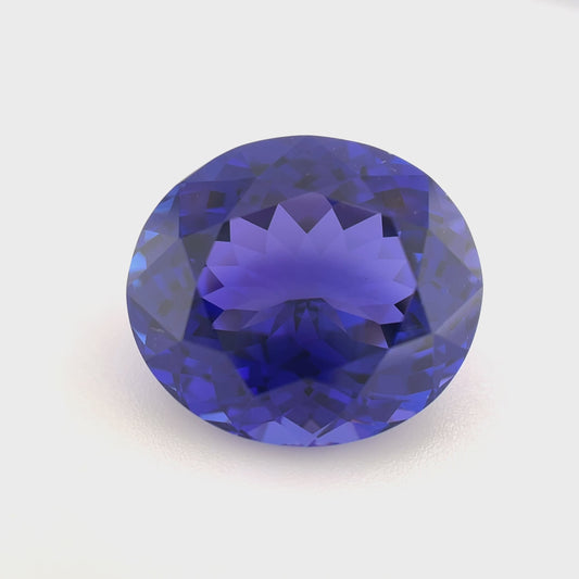 PG-T802-66 Tanzanite 12.4 x 14.1 MM Oval