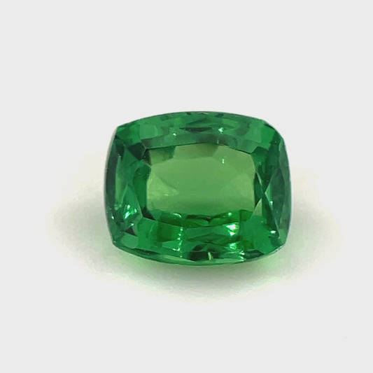 PG-73-1-1 Tsavorite 5.4 x 6.4 MM Cushion 1.09cts