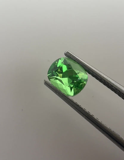 PG-T102-6 Tsavorite 5.4 x 6.5 MM Cushion 1.3cts