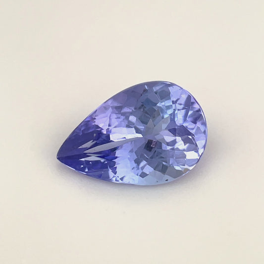PG-1-38 Tanzanite 6.6 x 9.8 MM Pear 1.65cts