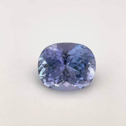 PG-1-59 Tanzanite 9.5 x 8.0 MM Cushion 3.09cts