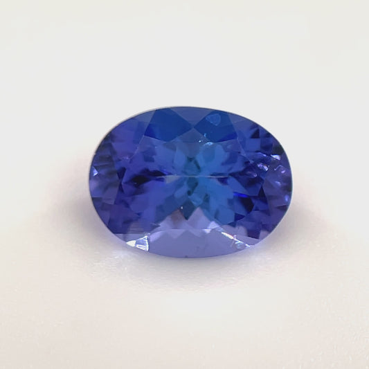 PG-38-69 Tanzanite 6.3 x 8.4 MM Oval 1.62cts
