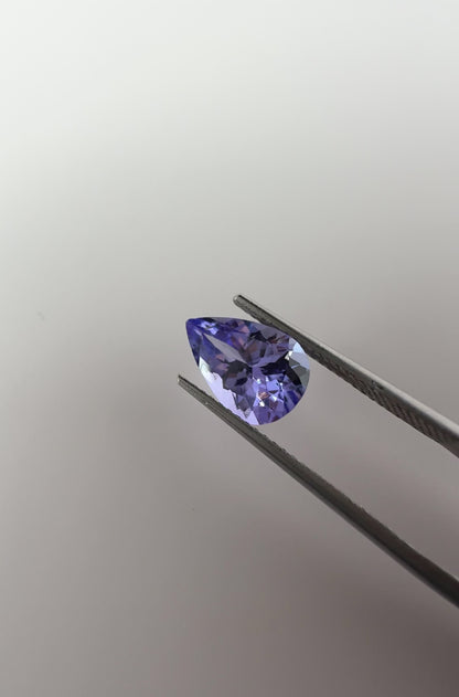 PG-AMT2-102 Tanzanite 7.3 x 10.6 MM Pear 2.22cts