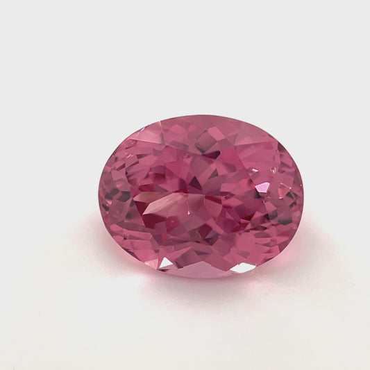 PG-318-8-34 Mahenge Malaya Garnet 7.7 x 9.6 MM Oval 3.41cts