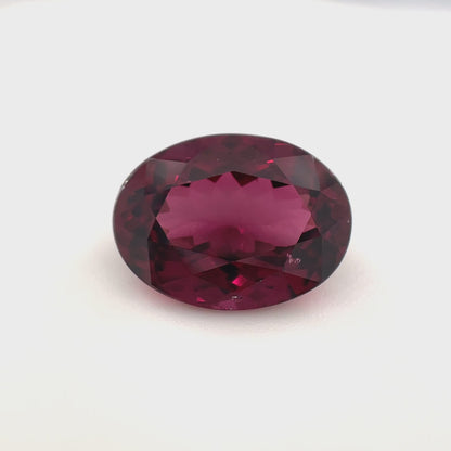 PG-306-3-WOX Rhodolite Garnet 10.8 x 14.4 MM Oval 8.42cts