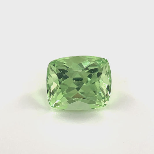 PG-311-62-1 Merelani Mint Garnet 5.1 x 6 MM Cushion 1.13cts