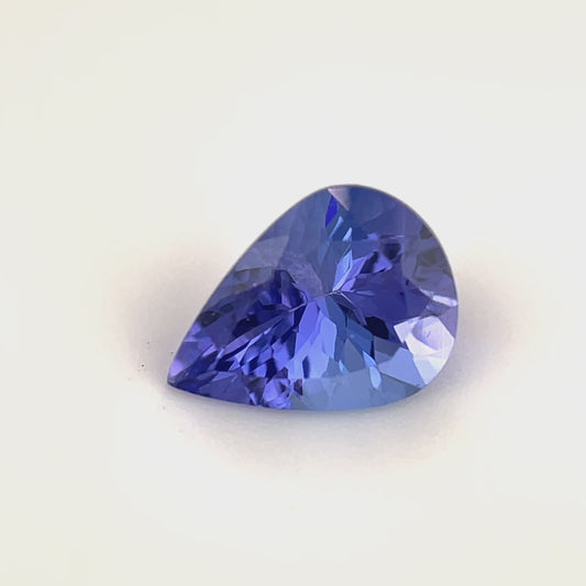 PG-XX-348 Tanzanite 5.9 x 7.9 MM Pear 1.04cts