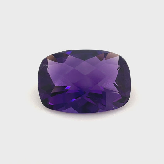PG-PG1-4-SO Amethyst 9.9 x 14 MM Cushion 4.68cts
