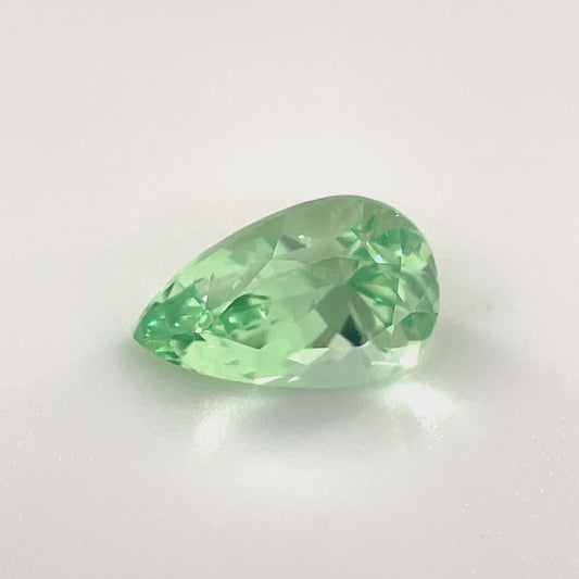 PG-139-9-1 Merelani Mint Garnet 4.8 x 7.7 MM Pear 1.01cts