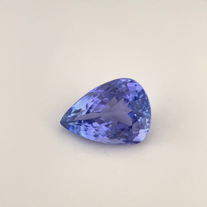 PG-86-110-2 Tanzanite 7.8 x 10.8 MM Pear 3.17cts