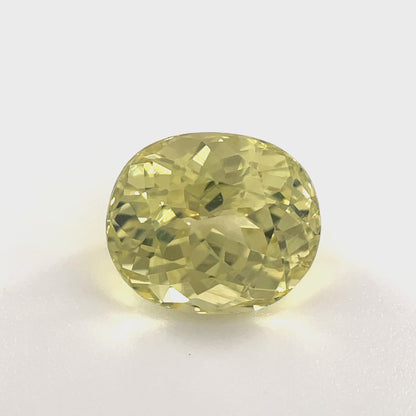 PG-BERBS-3 Chrysoberyl 7.3 x 8.5 MM Oval 3.01cts