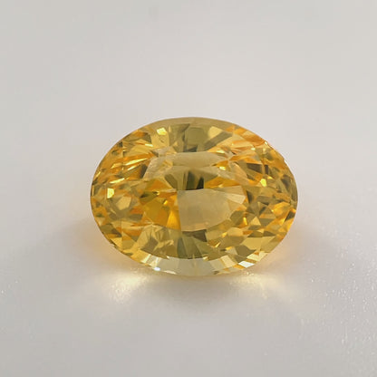 PG-YSABS-60 Yellow Sapphire 6.9 x 8.9 MM Oval