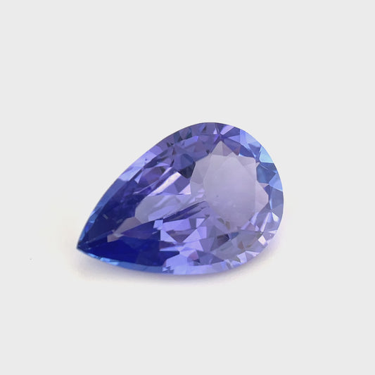 PG-TZ-17 Tanzanite 9 x 13.2 MM Pear 3.57cts