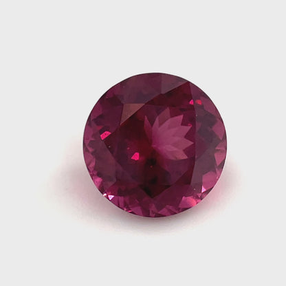 PG-139-122-MJ Rhodolite Garnet 8.1 MM Round 2.73cts