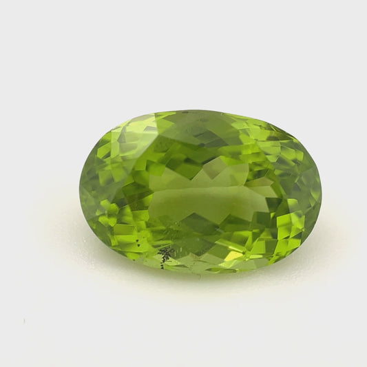 PG-RG2-4-VO-1 Burmese Peridot 8 x 12.3 MM Oval 4.86cts