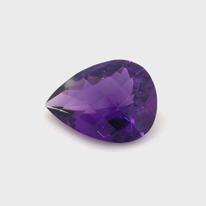 PG-298-34-MO Rwanda Amethyst 9.8 x 13.0 MM Pear 3.76cts