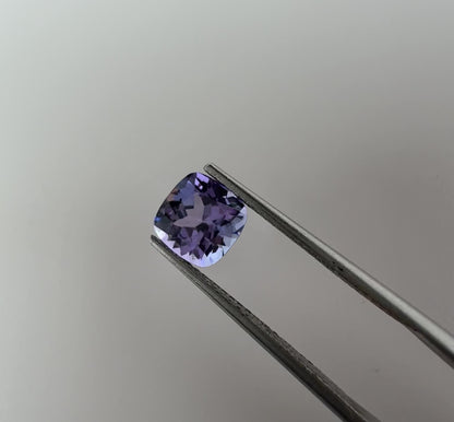 PG-33-8-19 Tanzanite 6.4 MM Cushion 1.39cts