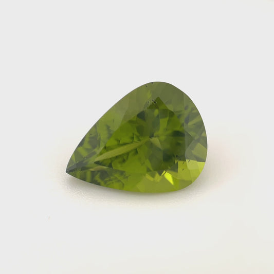 PG-BB2-3-MN Peridot 9.8 x 12.8 MM Pear 4.53cts
