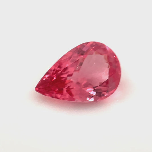 PG-292-18-2 Mahenge Spinel 6.1 x 8.9 MM Pear 1.29cts
