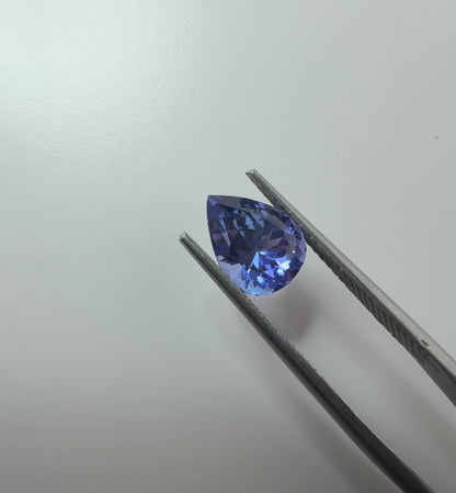 PG-79-290 Tanzanite 7 x 9.2 MM Pear 1.98cts