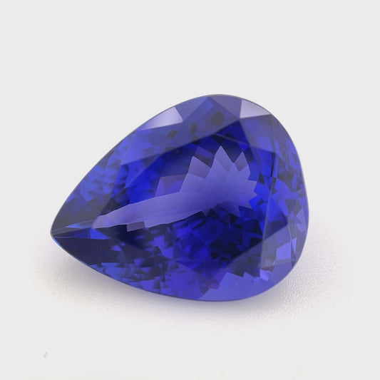 PG-TZBS-136 Tanzanite 11.3 x 14.1 MM Pear