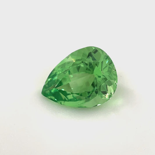 PG-225-63-1 Tsavorite 6.3 x 8.3 MM Pear 1.4cts