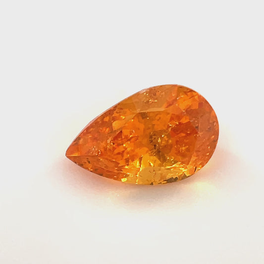 PG-203-41-1 Spessartite 5.4 x 8.3 MM Pear 1.54cts