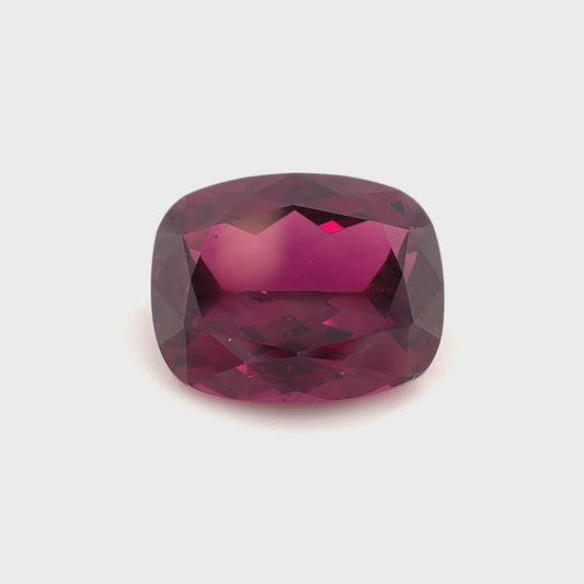 PG-139-47-MJX Rhodolite Garnet 9.2 x 11.5 MM Cushion 5.56cts