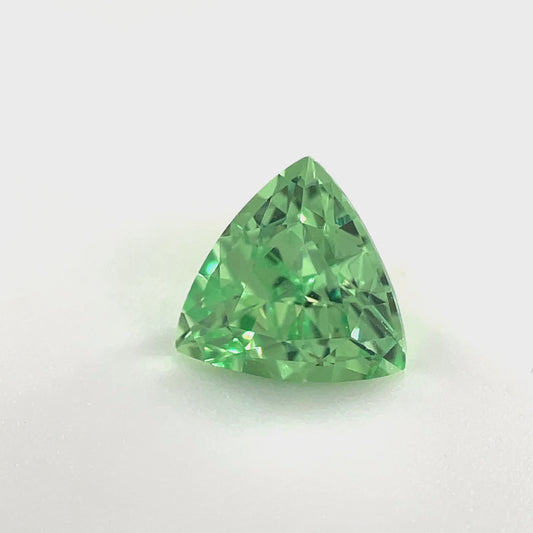 PG-T1004-24 Tsavorite 6.9 MM Trilliant 1.3cts
