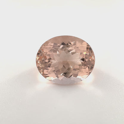 PG-283-111-WO Morganite 9.9 x 11.9 MM Oval 4.64cts