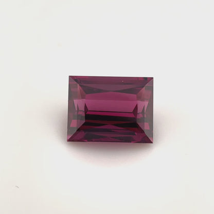 PG-243-342-MJ Mozambique Rhodolite Garnet 6.9 x 8.8 MM Rectangle