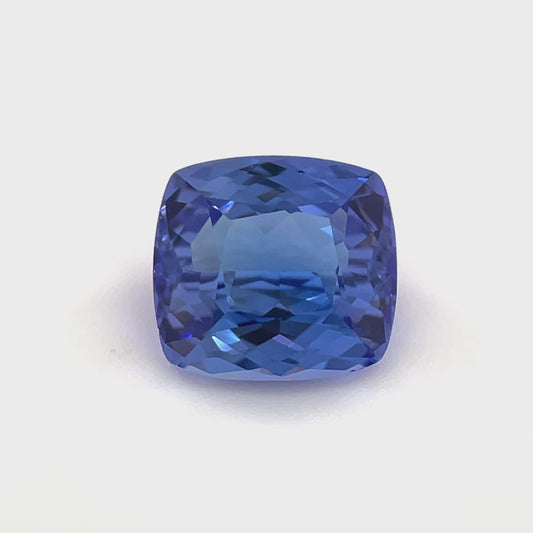 PG-243-96-1 Tanzanite 7 x 7.6 MM Cushion 2.1cts