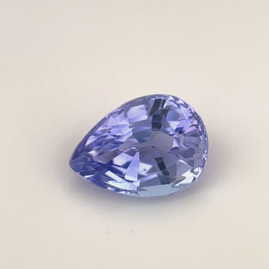 PG-16-71 Tanzanite 6.2 x 8.8 MM Pear 1.62cts