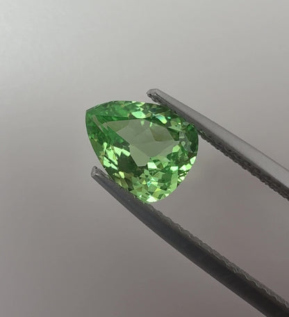 PG-124-53-1 Merelani Mint Garnet 7.1 x 8.8 MM Pear 1.55cts