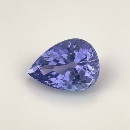 PG-16-56 Tanzanite 6.1 x 8.4 MM Pear 1.57cts